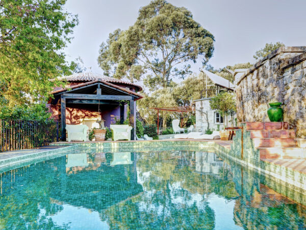 The tranquil outdoor pool of Novavila