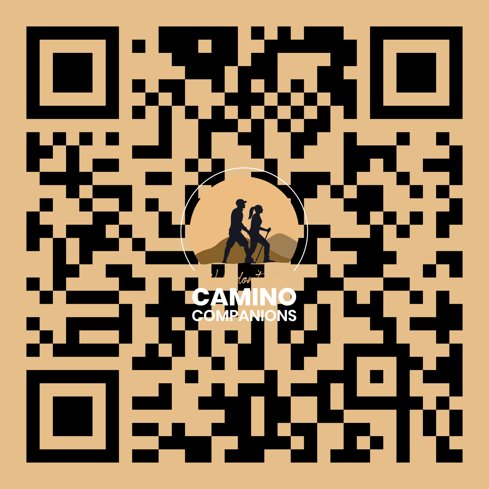 QR code to open your Camino Companion app